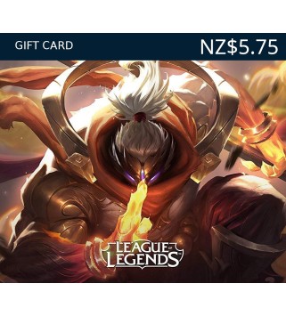 League of Legends NZD 5.75 Prepaid RP Card NZ Key 